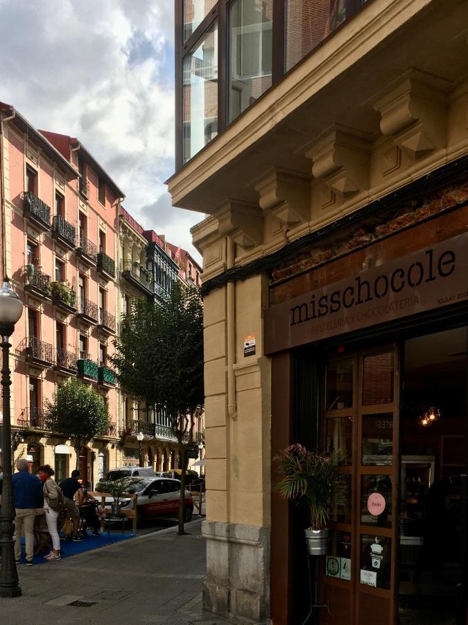 Ferienwohnung Piso Centrico Con Patio Bilbao Exterior foto